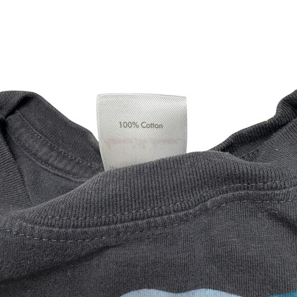 HANNA ANDERSSON Space Planets Dark Gray Long Sleeve Graphic Tee Size 8 130 Kids - Picture 4 of 4